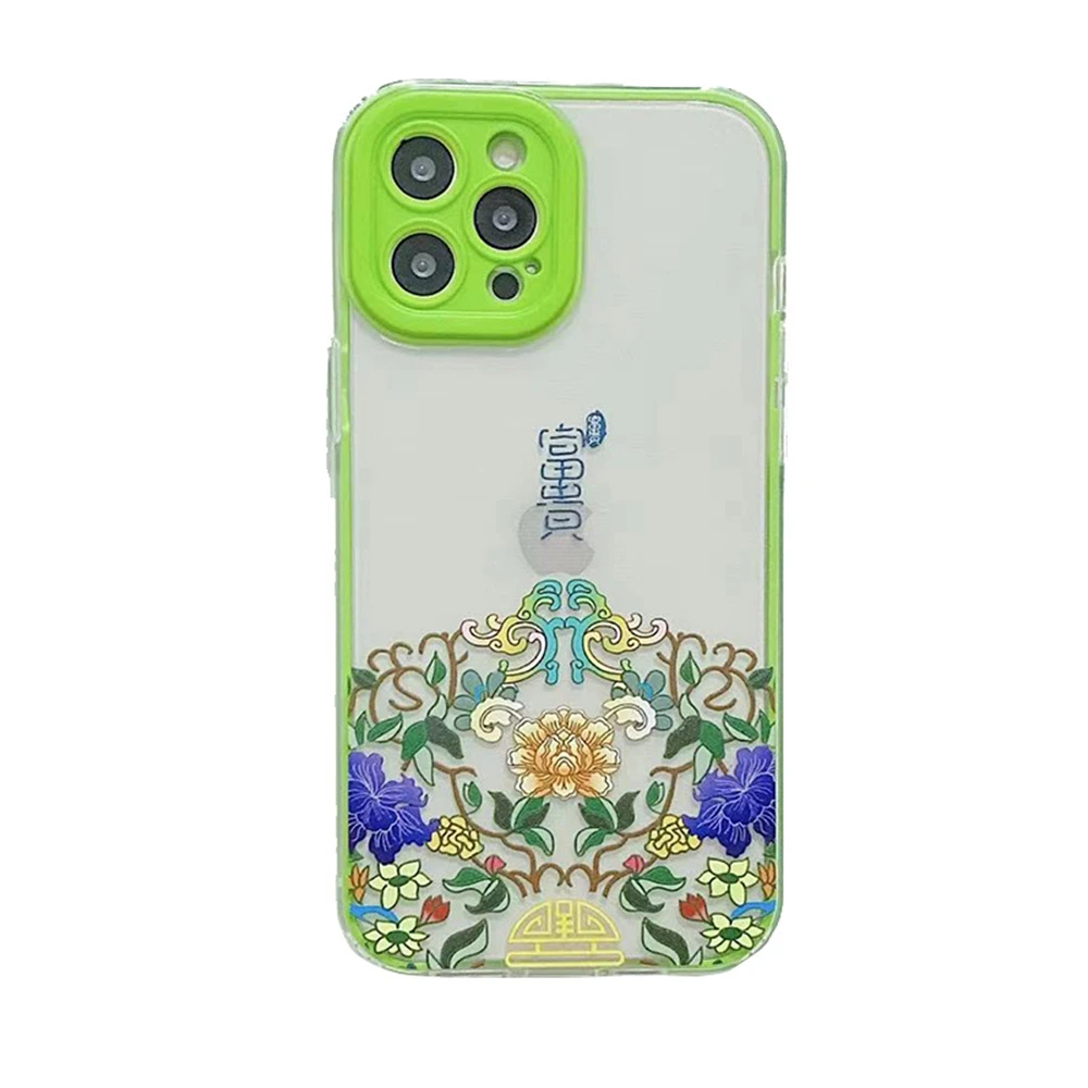 

Fine Hole Transparent Phone Case for IPhone 13 Pro Max All-inclusive Protective Cover Soft Shockproof Back Cover for IPhone 13