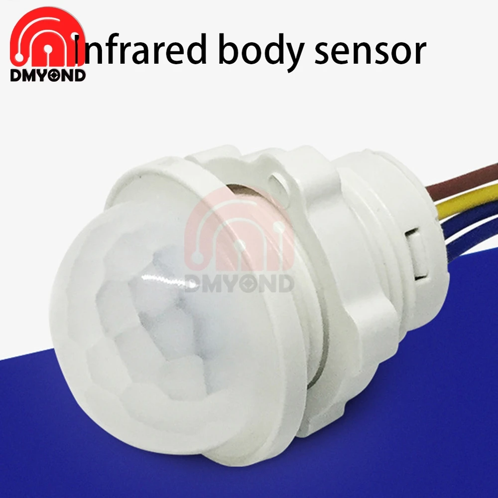 Светодиодный инфракрасный датчик движения с зондом 220 В переменного тока 4 8