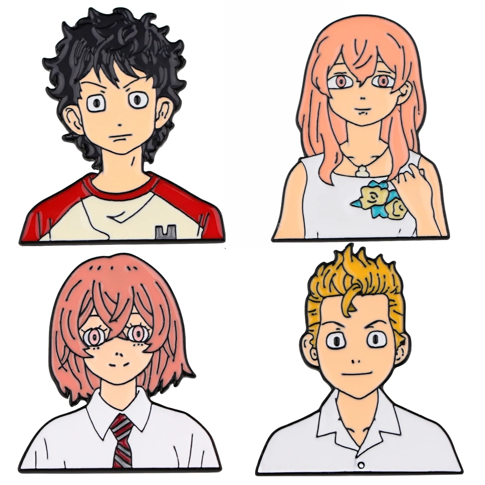 Брошь с эмалью PF1264 в стиле аниме Токийские мстители | Украшения и аксессуары