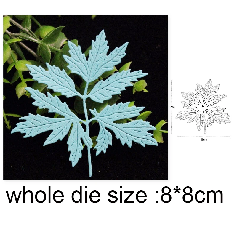 

leaves metal cutting dies cut die mold Scrapbook paper craft knife mould blade punch stencils dies