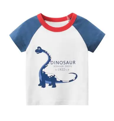 Emmababy Бесплатная доставка детские летние футболки для мальчиков с рисунком в виде