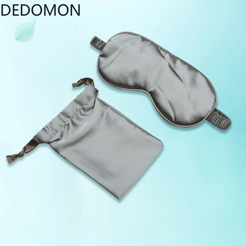 Маска для сна шелковая двухсторонняя затеняющая маска глаз повязка на глаза