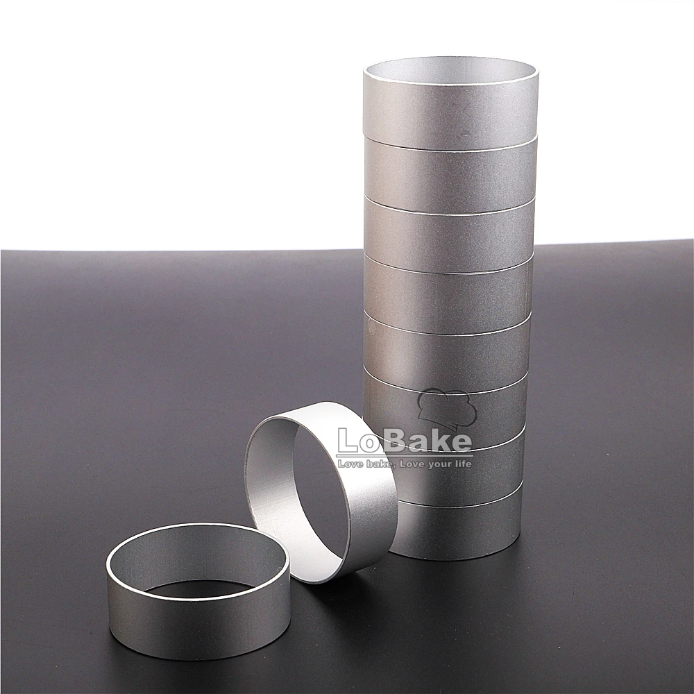 (10 шт./лот) высококачественная круглая форма из алюминиевого сплава для печенья