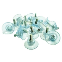 20 pcs rubber strong suction cup replacements for glass table tops m6 screw