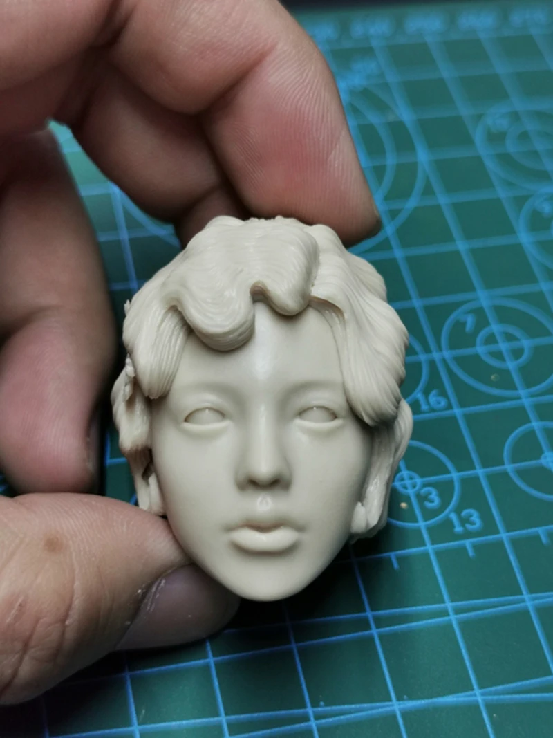 Масштаб 1/6 Шанхай женщины певица азиатская красота Неокрашенная голова модель