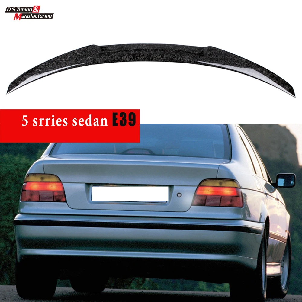Спойлер для багажника BMW спойлер из рубленого углеволокна 1996-2003 5 серии E39 &amp M5 Sedan