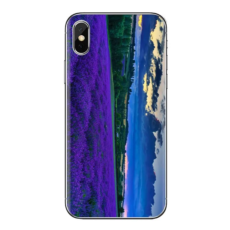 Фиолетовый Valley прекрасно подходят для samsung Galaxy S2 S3 S4 S5 мини S6 S7 край S8 S9 Plus Note 2 3 4 5 8