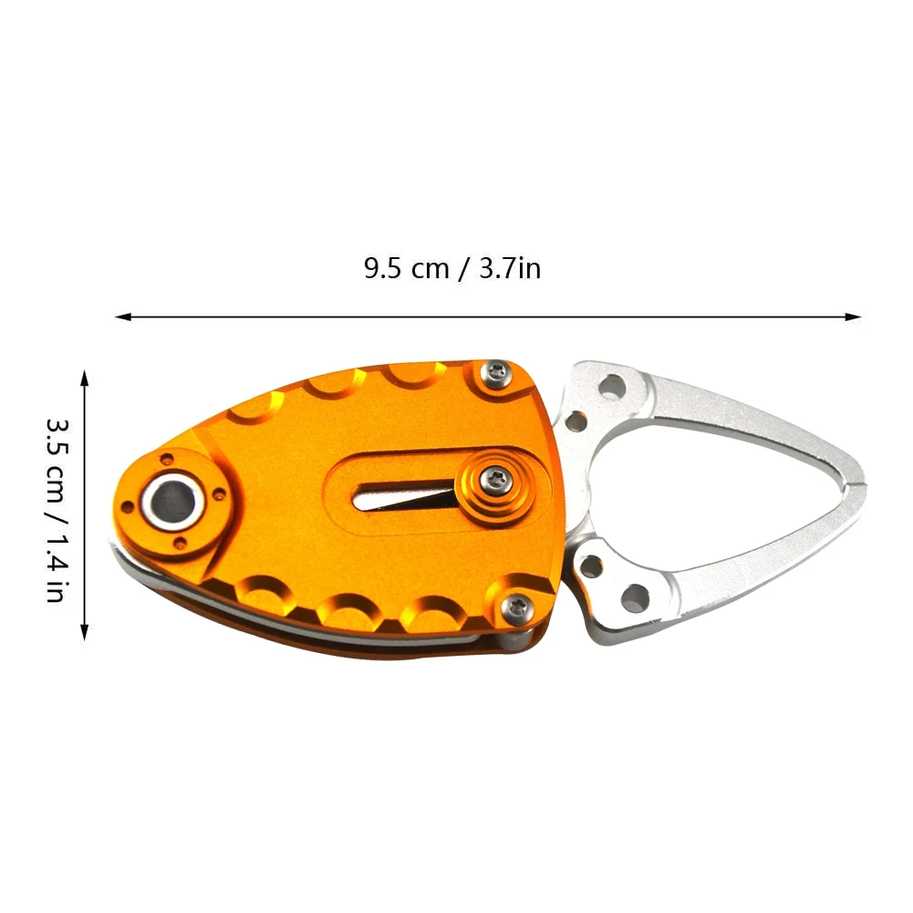 

1Pcs Aluminium Alloy Mini Fish Lip Grip Gripper Fishing Grabber Grips Control Pliers Hook Remover Lure Fishing Tackle Tool