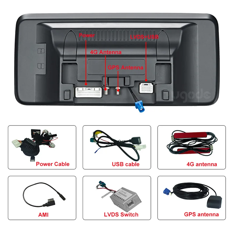 Автомобильная Мультимедийная система Qualcomm 2010 12 C207 A207 Android 10 0 с экраном и GPS