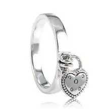 Hot Sale Real 925 Sterling Silver Lucky Finger Rings For Women Fashion Jewelry Gift Drop shipping - Цвет основного камня: 8
