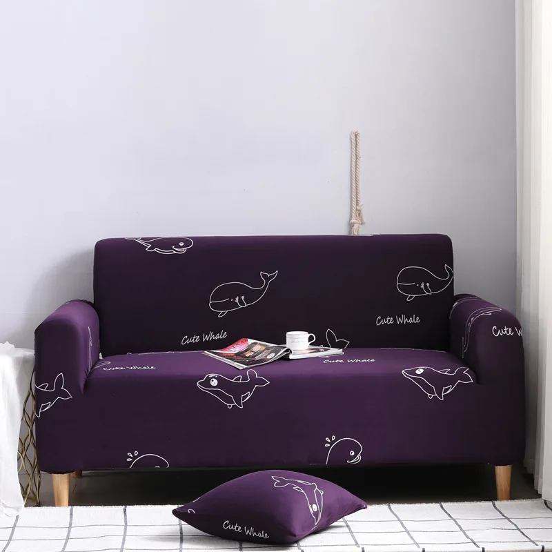 

Elastic Sofa Cover for Living Room Plaid Stretch Seat Covers Sectional Sofa Slipcovers Furniture Protector