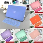 Матовый чехол для ноутбука MacBook Air Pro M1, чехол 13 дюймов, чехол A2179 A2337 A1466, чехол для нового Pro M1 13 A2289 A2338 2020, чехол с сенсорной панелью