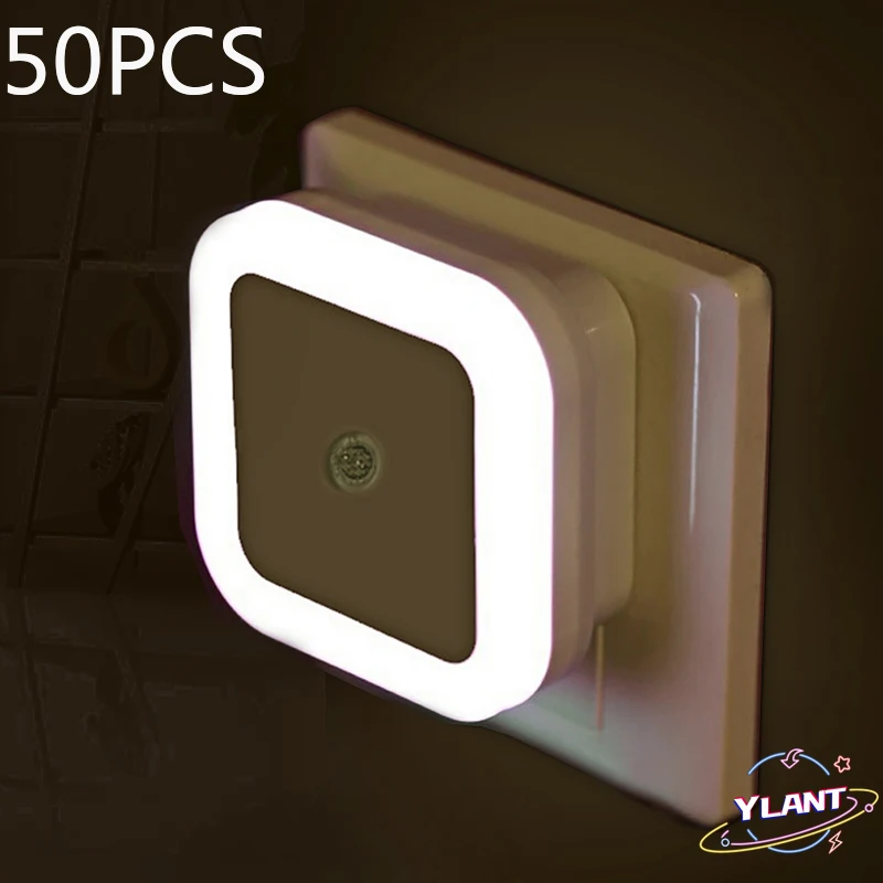 

SWT Mini Light Sensor Control LED Night Light 110V 220V EU US Plug Nightlight Lamp For Children Living Room Bedroom Lighting