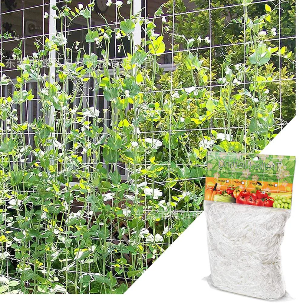 

1.67x5m Garden Plants Climbing Net Polyester Tomatoes Grapes Beans Cucumbers Vine Support Trellis Net Garden Supplies