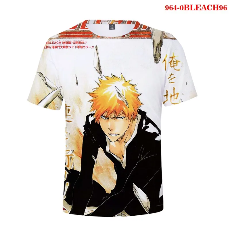 

3D T-shirt BLEACH Women Tees Summer Harajuku Short Sleeve T Shirt Boys Cartoon Tshirt Girls Tee Shirts Men Tee Shirts Tops