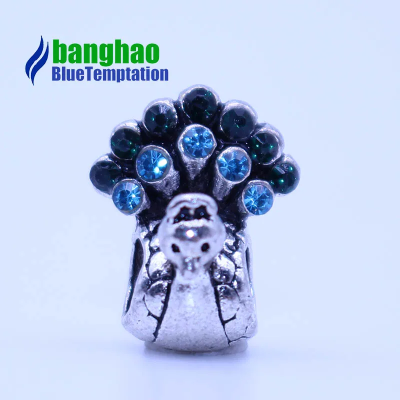 Fit Pandora Bisuteria Beads Bijoux Bracciale Crystal Peacock Silver 925 Perfumes Mujer Originales Jewelry Bracelet Charms | Украшения и