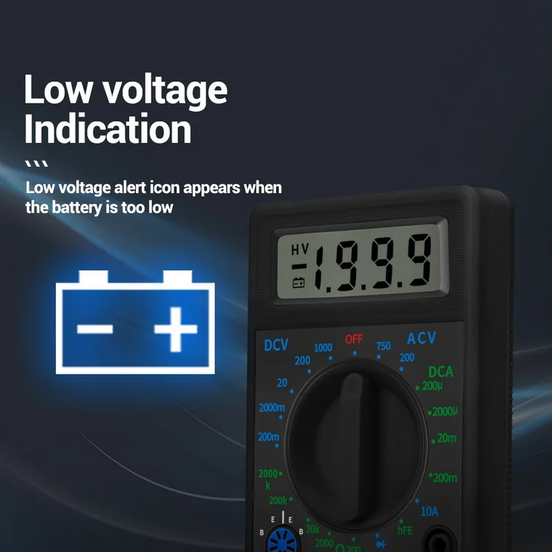 Цифровой мультиметр DT830B/C/G/X AC/DC с ЖК дисплеем|Мультиметры| |