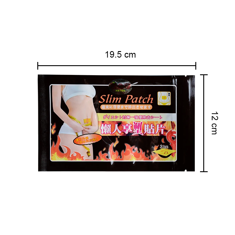 80pcs=8bags Weight Loss Plaster Slim Patch Fat Burning Self-heating Thin Leg Body Navel Sticker Health Care D3603 | Красота и