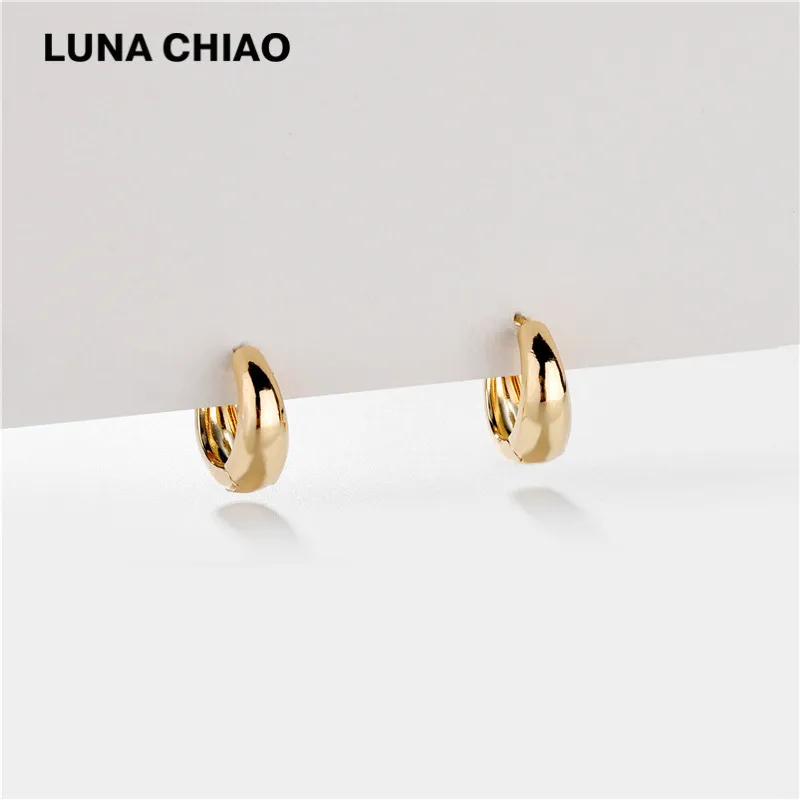 30 LUNA CHIAO, модное ювелирное изделие, лето, популярные мини обручи, серьги, кость уха, манжета, эмалированные серьги-манжеты, серьги Huggie - Окраска металла: 30