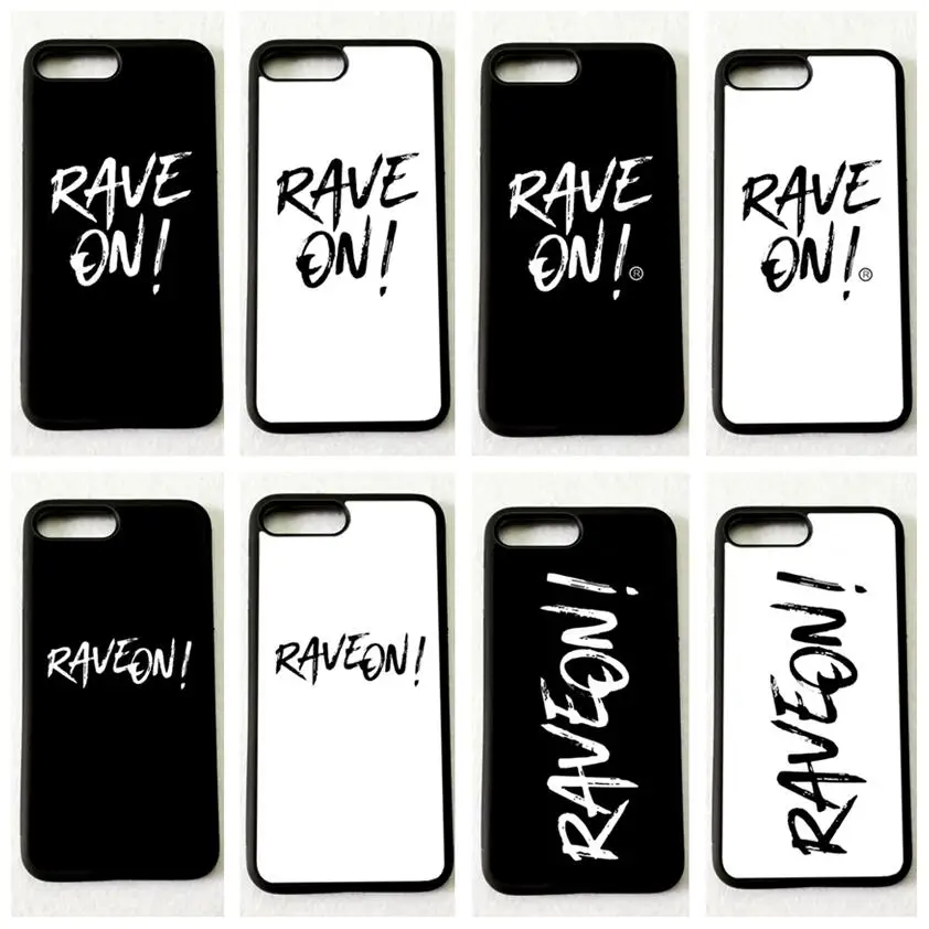 DIY любовь рейв на мягкой подошве боковых кромок для мобильного телефона чехлы iphone