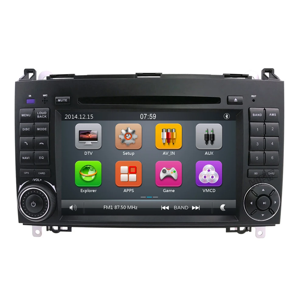 Сенсорный емкостный экран автомобильный DVD GPS для Mercedes/Benz A B Class W245 W169 Viano Vito Sprinter B160