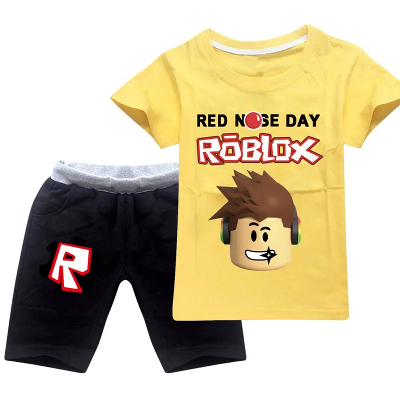 3-14 Ages Children's Sport Suit Two Sets Teenage Summer Boys Clothing Short Sleeve & Pants |