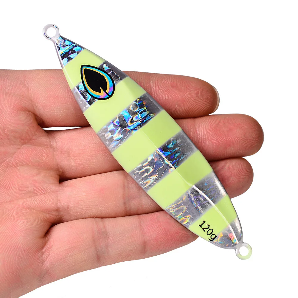 

Shake Slowly Wobblers Artificial Hard Baits Model Luminous Effect Lead Fishing Lures Long Casting For Accessories Tackles Pesca