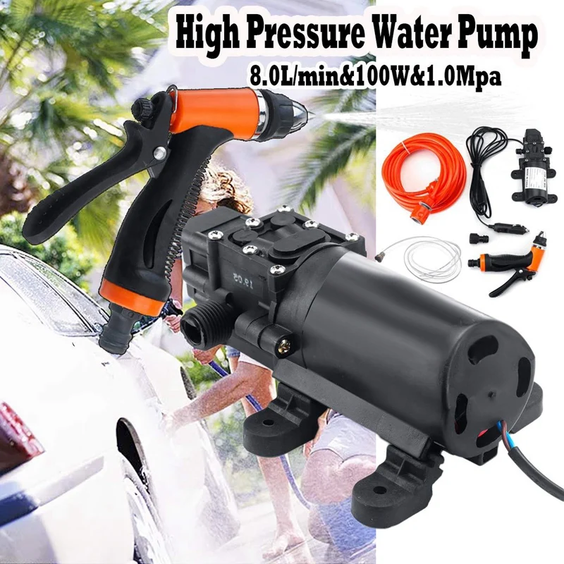 12V мойка автомобиля пистолет насос высокого давления очиститель уход за