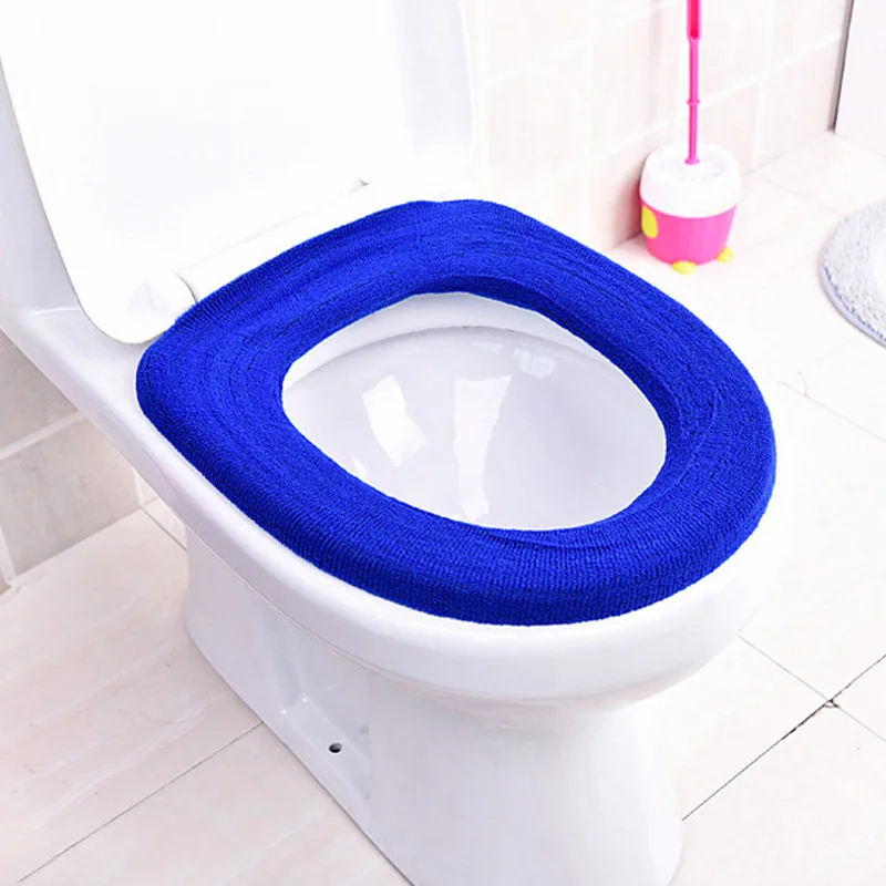 1 шт. случайный цвет чехол для сиденья унитаза грелка аксессуары пьедестал