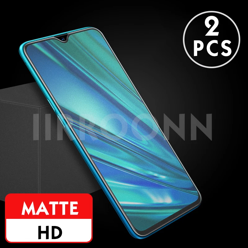 Закаленное матовое стекло для Realme X2 XT Q 2 шт./лот Защитная пленка pro realme 5pro 3pro (4 вида
