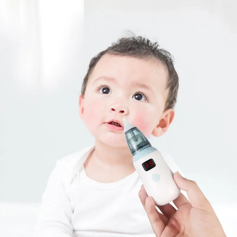 

Новый детский Назальный аспиратор, Электрический Безопасный гигиенический очиститель для носа, уход за ребенком, наконечник для носа, прис...