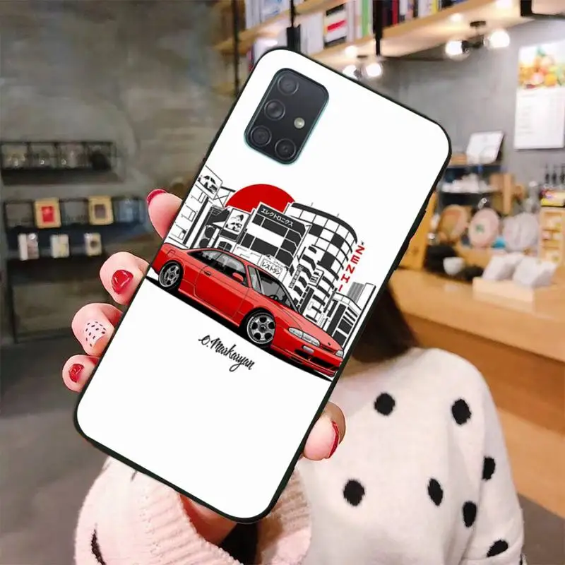 HUAGETOP Токио JDM дрейф спортивный автомобиль телефон Обложка для Samsung Galaxy A21 A01 A11 A31 A81
