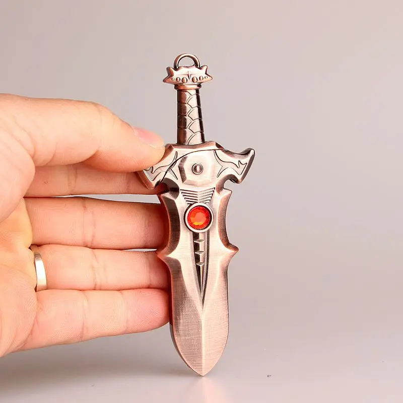 Турбо-зажигалка Creative Sword компактная с бутановым газом ветрозащитные аксессуары