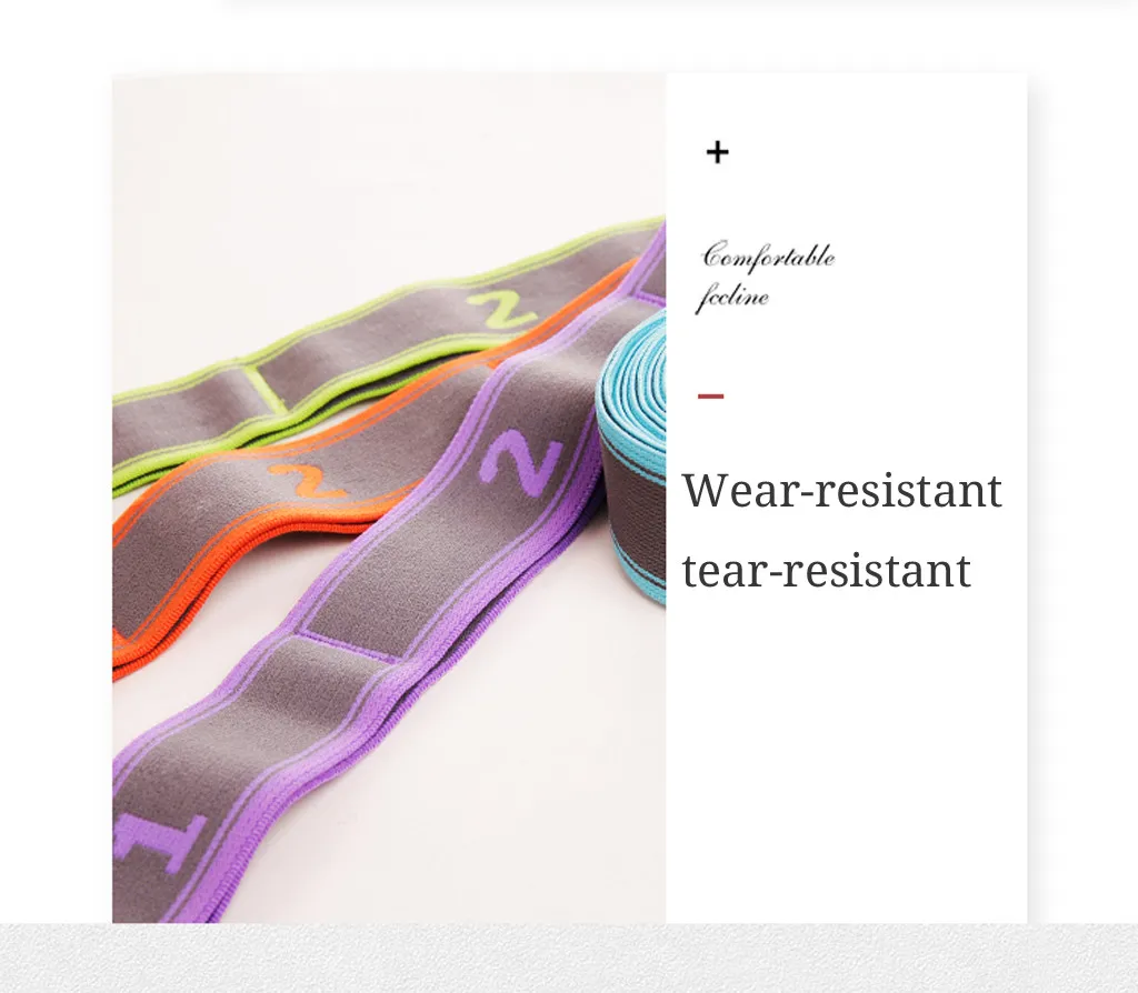 Женский эластичный ремень для йоги пояс фитнес тренировки веревка эластичность