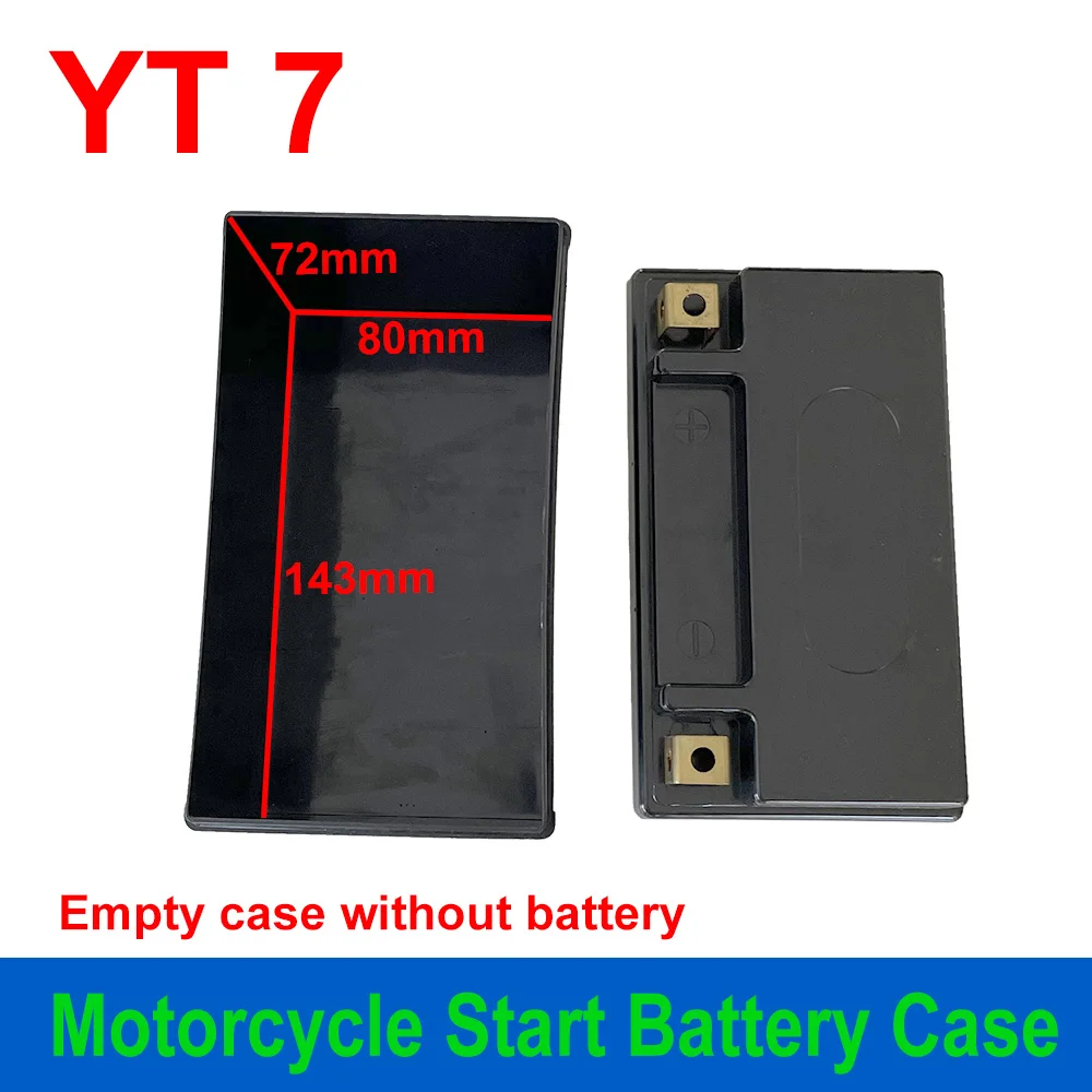 Motorcycle Start Battery Case YT4 YT5 YT7 for 12V 12.8V 4Ah 5Ah 7Ah 12Ah 17Ah 30Ah Lithium-ion LiFePO4 Motorcycles Starter Box |