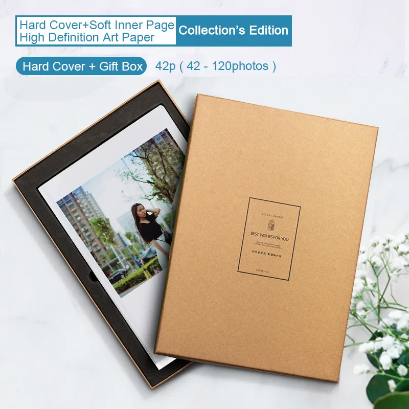 42p collection Gift Сделанная на заказ Фотокнига сделай сам фотоальбом напечатай свою фотокнигу поминовение Фотокнига креативный подарок для любимого - Цвет: 42p collection Gift
