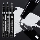 Металлический зеркальный Серебряный маркер, художественная краска, необработанный перо, жидкая Хромированная ручка, водостойкие чернила, сделай сам, светоотражающие Металлические Эффекты