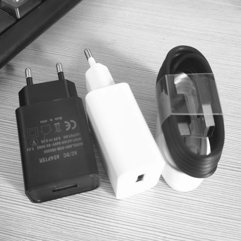 Сетевое зарядное устройство USB европейская вилка кабель Micro 1 м совместим с Samsung