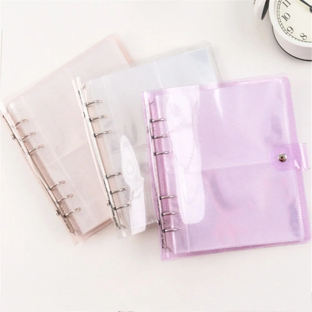 

200pockets Spiral Notebook Photo Album Loose Leaf Picture Storage Case ID Name Card Postcard Camera Film Ticket Holder