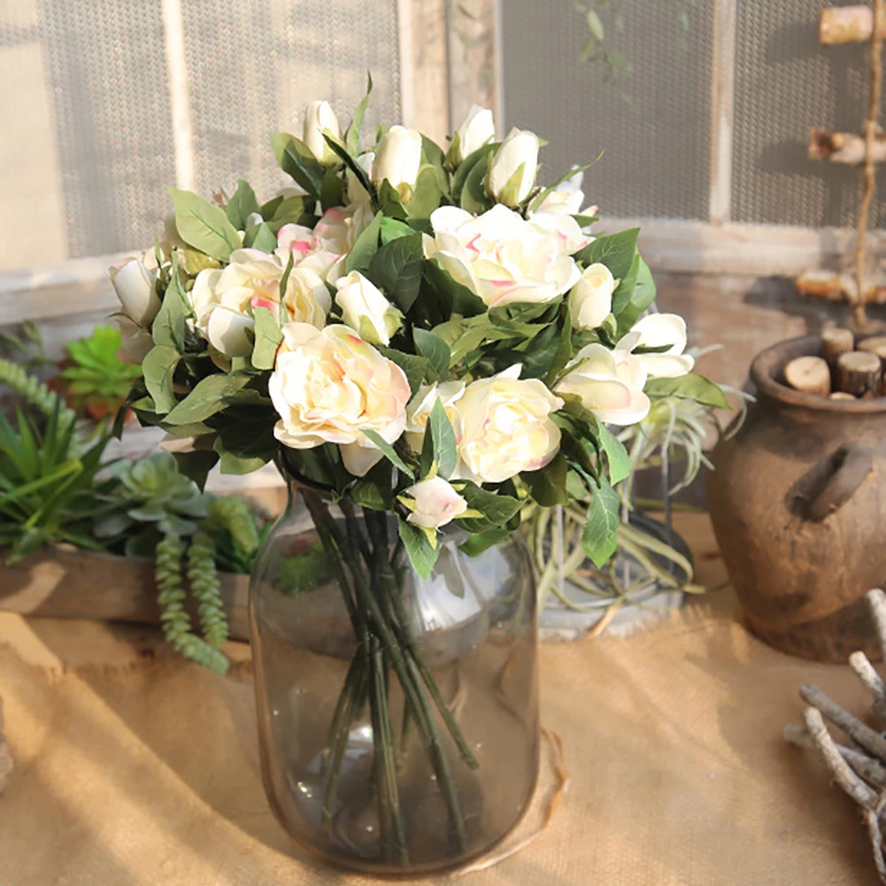 1Pc искусственные растения Artificial Fake Camellia Simulation Flower Wedding Party Home Decoration Свадебный