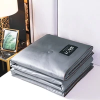 tongdi cool soft throw striped down cotton quilt blanket luxury for cooling summer couch cover bed machine wash bedspread