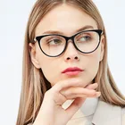 Feishini пластиковые очки для компьютера женские ретро-очки кошачий глаз лучи излучения парти оправа для очков с защитой от сисветильник оптические женские очки