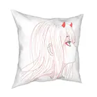 Наволочки для дивана ZeroTwo Darling In The Franxx, японское аниме, лучшая девушка 002, наволочка для подушки Waifu, крутой декор, наволочка 45*45 см