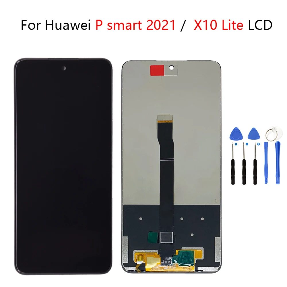 

Для Huawei P Smart 2021 PPA-LX2 ЖК-дисплей с сенсорным экраном дигитайзер в сборе для Huawei X10 Lite Y7A ЖК-дисплей