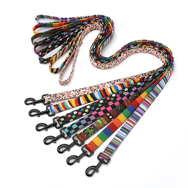 Собака нейлоновый поводок с принтом в виде собаки поводки для собак веревка