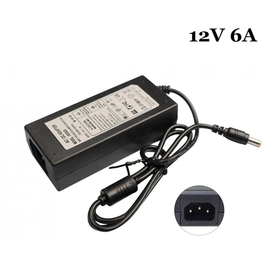 AC110-220V для DC12V Питание адаптер трансформатор 1A 2A 3A 5A 6A 8A 10A Зарядное устройство конвертер для 2835 5630 5050 Светодиодные ленты света