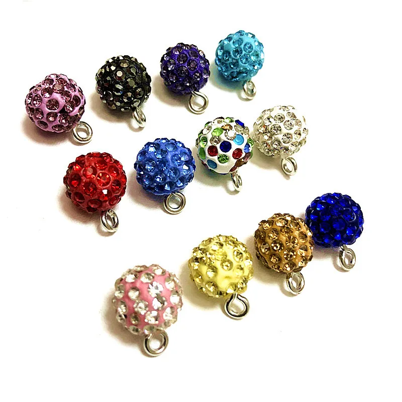 10 шт. блестящие украшения для волос|Пуговицы| |