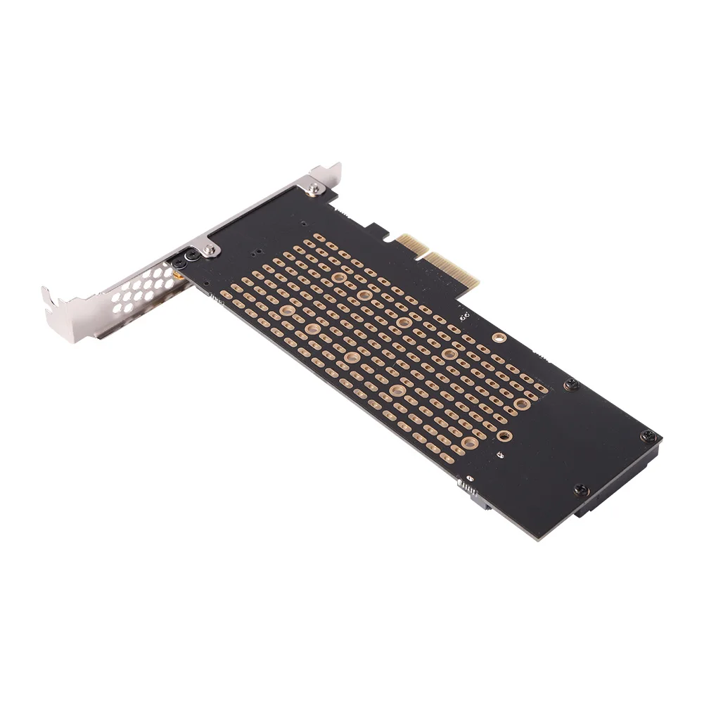 

Cooling Fan SATA Cable PCI Express EM2-5004F M.2 NVME SSD to PCI-E 3.0 4X Expansion Card Adapter for M Key / B Key