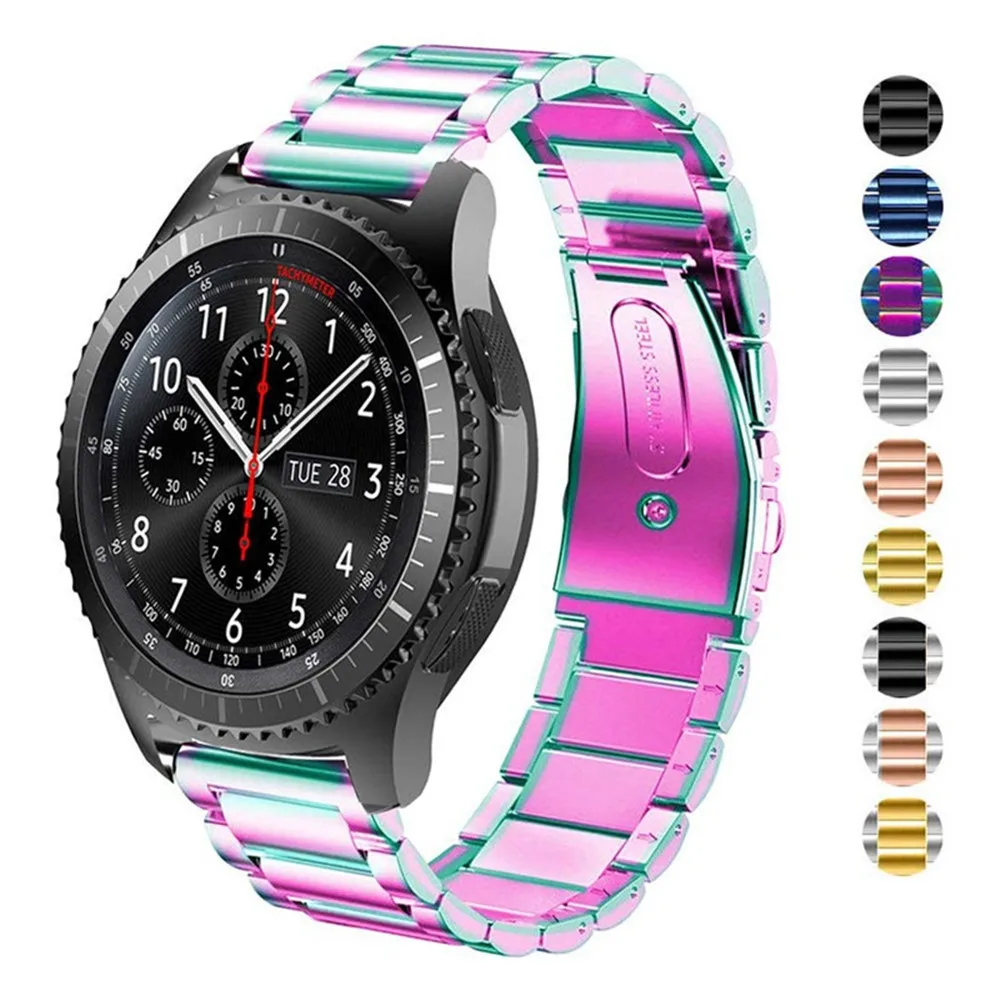 Ремешки для наручных часов Samsung Gear S2 / S3 20 мм 22 смарт-часы с классическим тремя