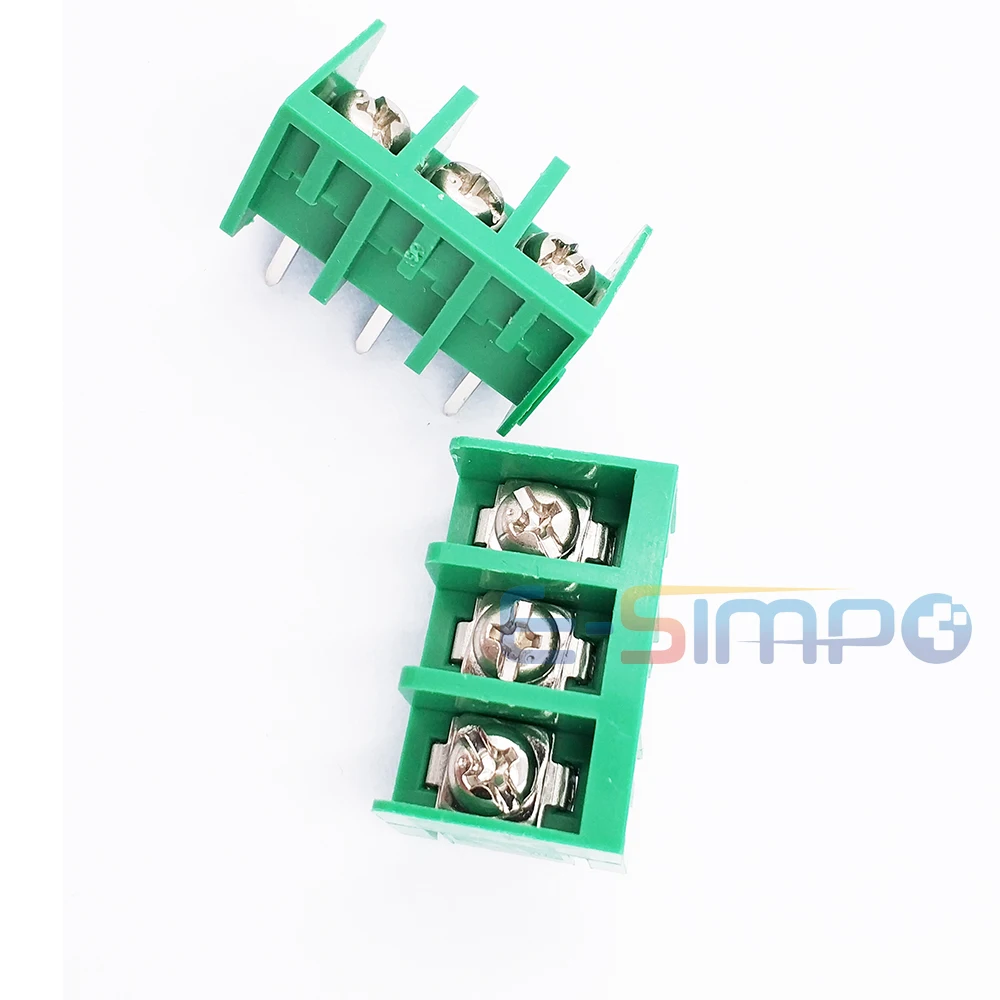 50 шт./лот 9 5 мм шаг 2P 3P 4P Контактный прямой барьер винт PCB провода коннектор блоки HB